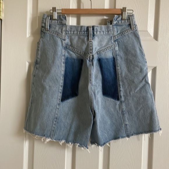 AGOLDE high waisted denim shorts sz 29 - Picture 3 of 6